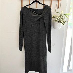 NWT White House black market grey sweater dress. Size SM